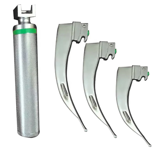Miller Fiber Optic Laryngoscope with six blades (Mil 00,0,1,2,3,4)