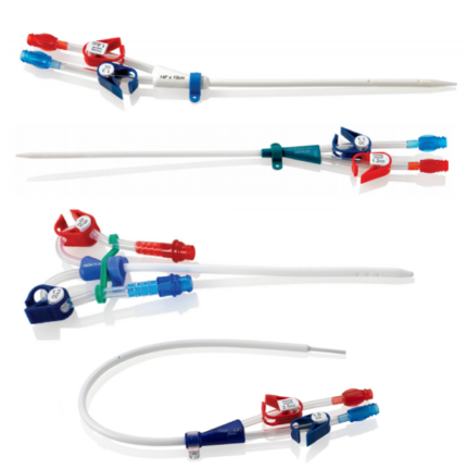 Temporary Hemodialysis catheter double lumen