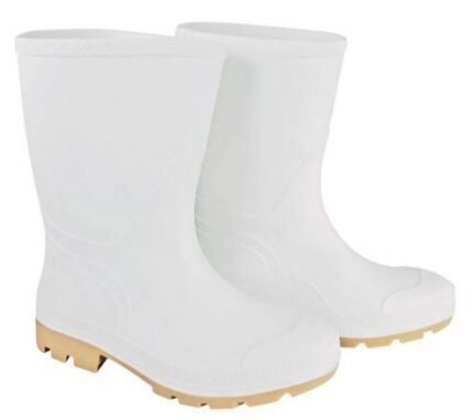 White gumboots used in theater to give a comfortable time for medics on or during an operation they protect not to get contact with blood or any other fluid