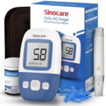 Sinocare Glucometer - complete with strips & lancets