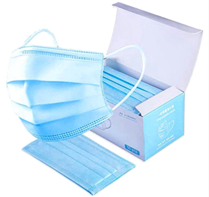 medical facemasks 3ply - 50pcs