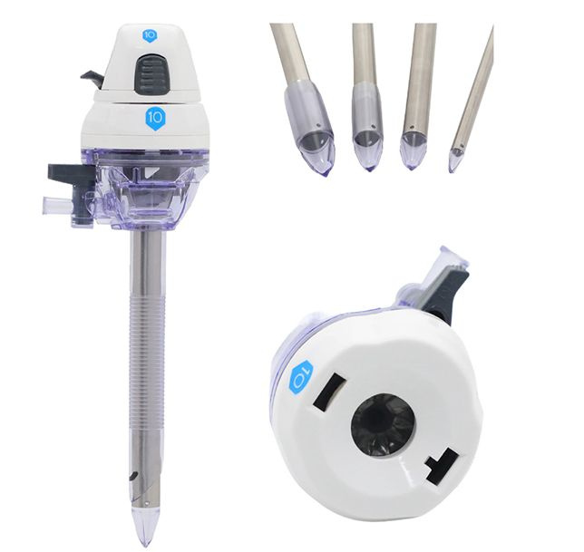 Disposable Abdominal Laparoscopic Trocar Sets (5mm, 10mm, 12mm) Optical & Bladed - Image 2