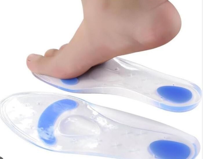 Medical-Grade Silicone Heel Pad Insoles – Dual-Density Gel Cushion - Image 4