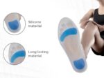 Medical-Grade Silicone Heel Pad Insoles – Dual-Density Gel Cushion