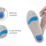 Medical-Grade Silicone Heel Pad Insoles – Dual-Density Gel Cushion