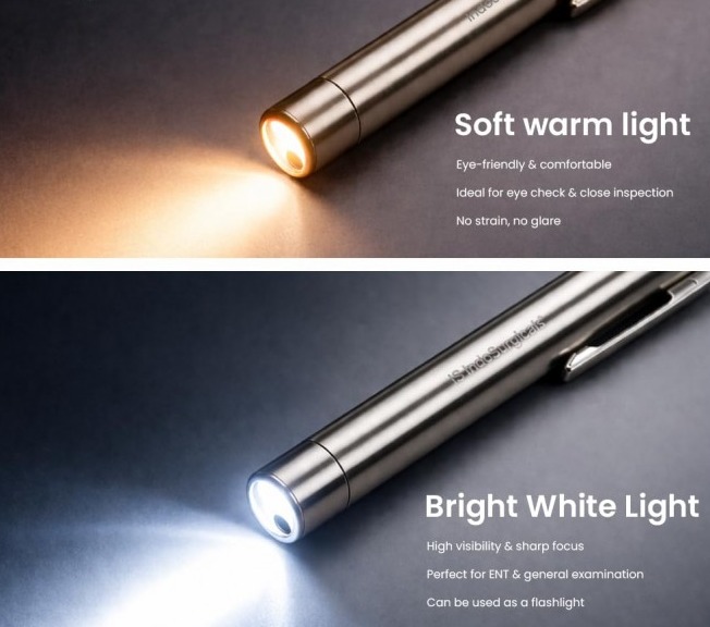 Rechargeable Medical Pen Torch