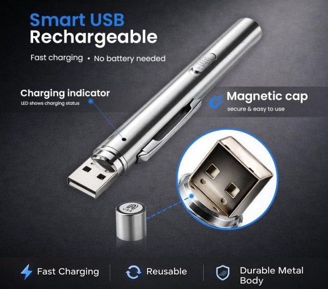 Rechargeable Medical Pen Torch - Image 2