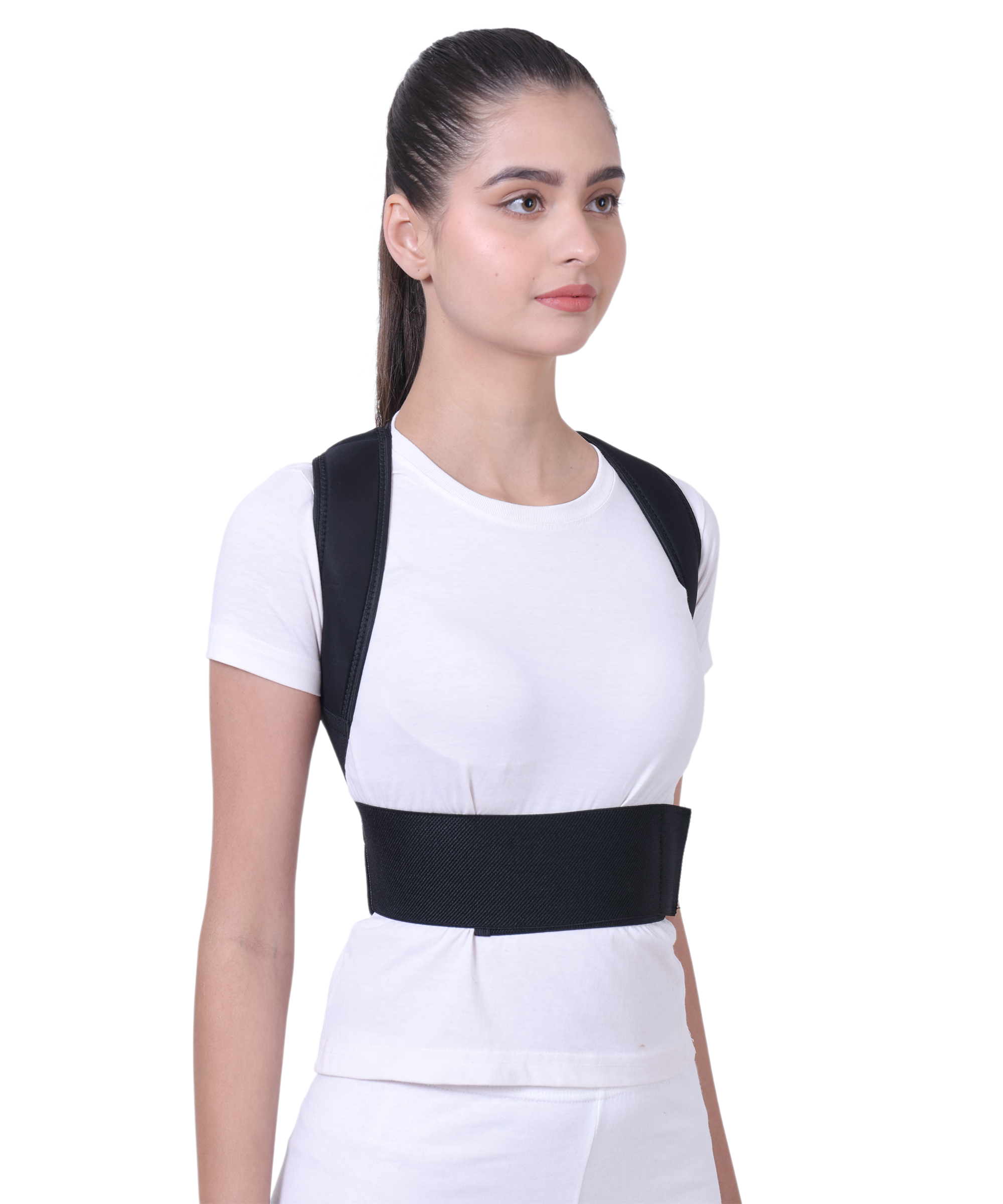 Premium Non-Magnetic Full Back Posture Corrector Brace – Adjustable Lumbar & Upper Back Support - Image 7