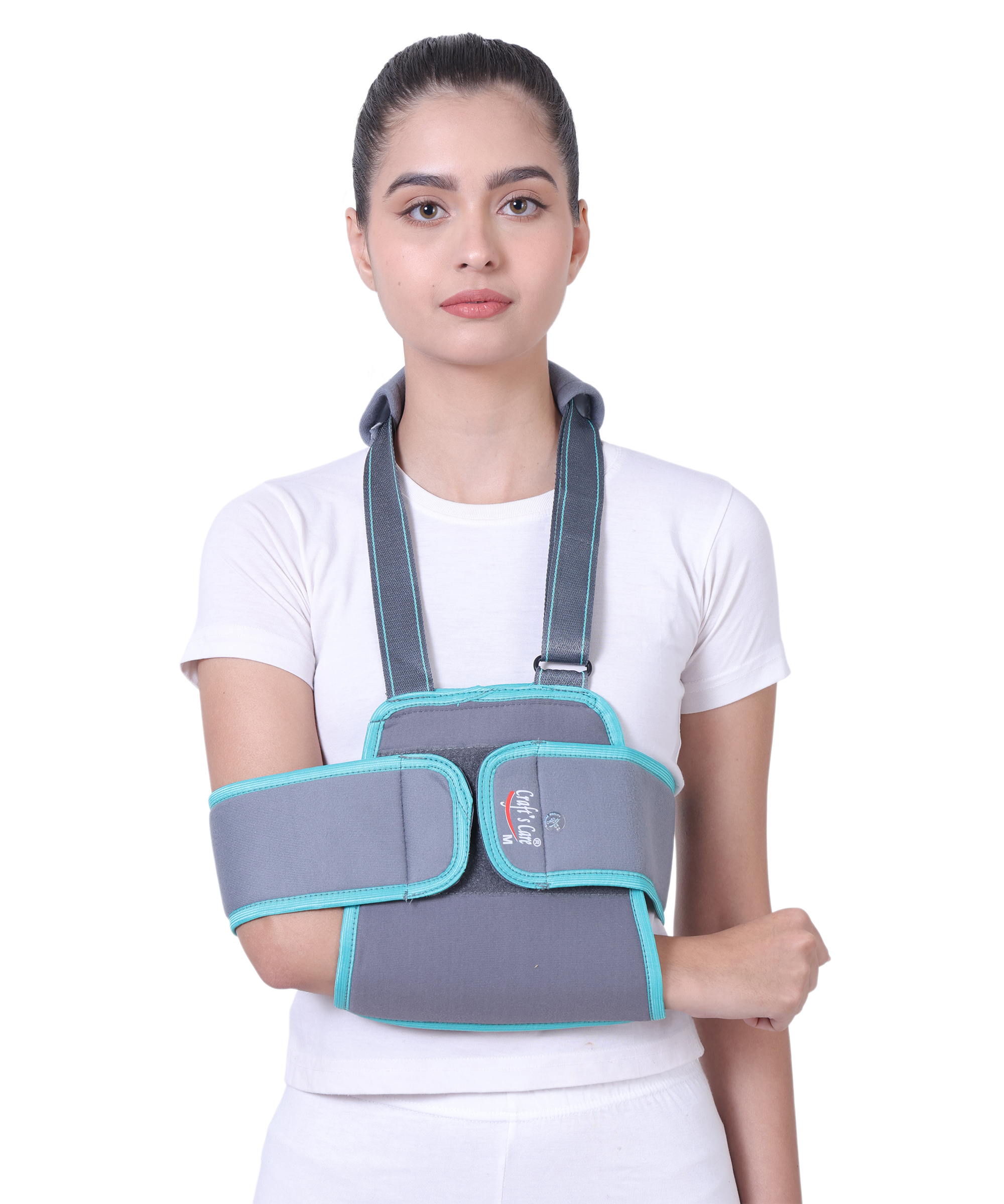Premium Shoulder Immobilizer Baggy – Adjustable Arm and Elbow Support Brace - Image 6