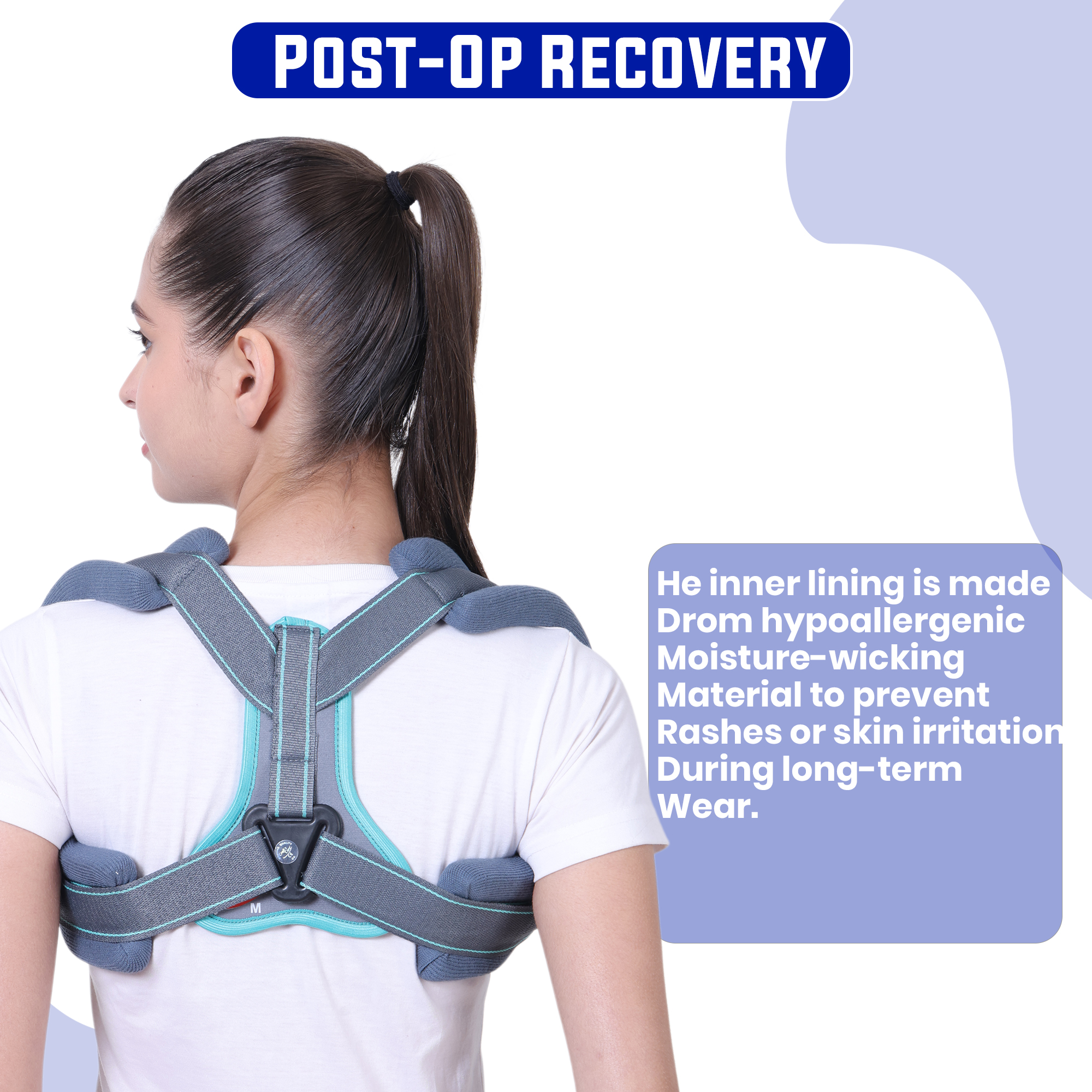 Premium Clavicle Brace & Upper Back Posture Corrector - Image 2