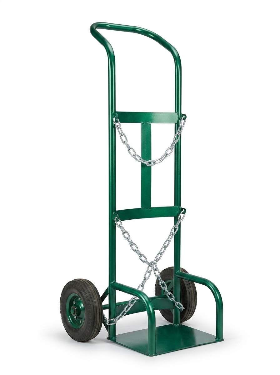 Heavy-Duty Mobile Oxygen Cylinder Trolley - Big cylinders