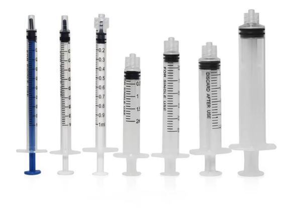 2cc Disposable Syringes without needles 100's