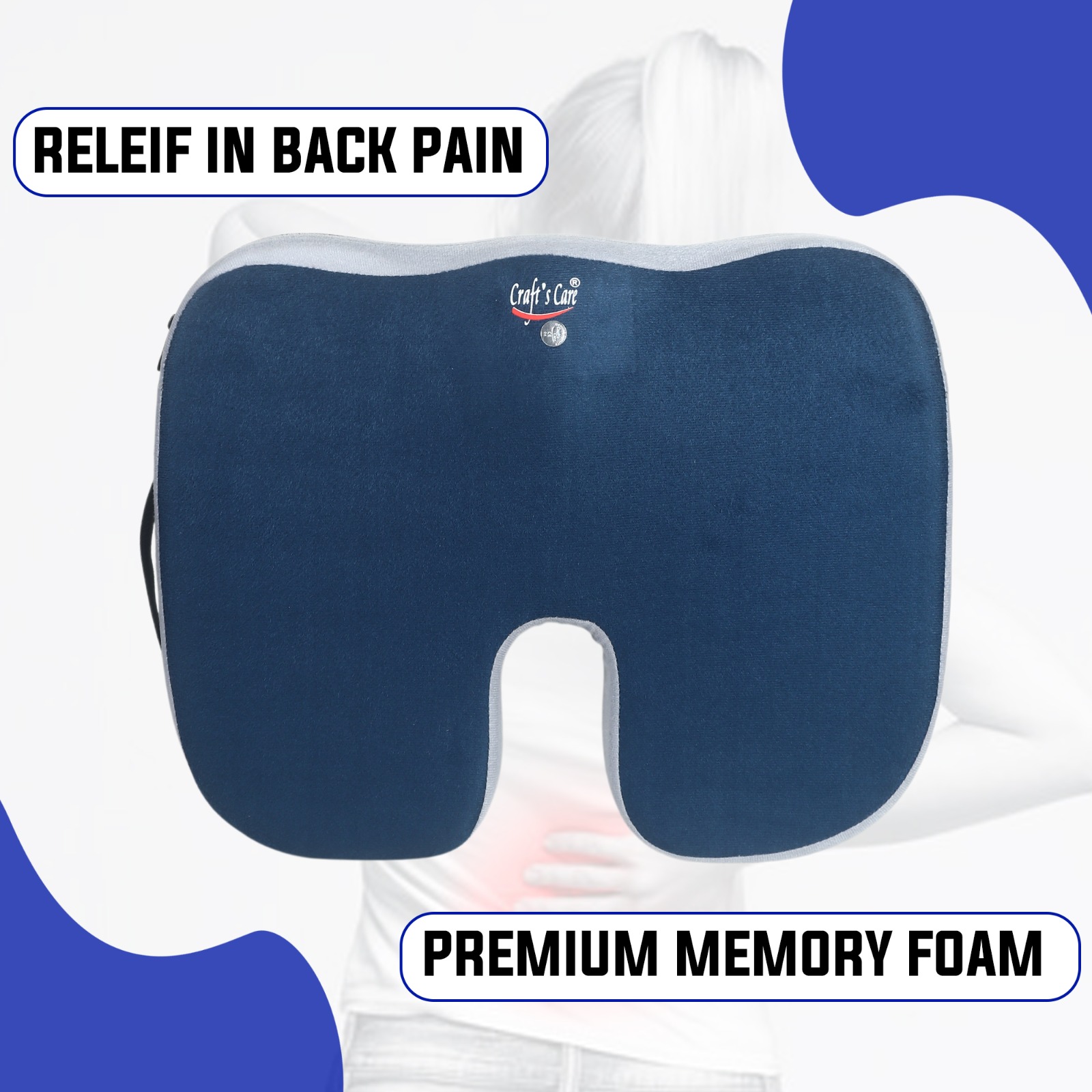 Premium Ergonomic Orthopedic Coccyx Cushion - Image 3
