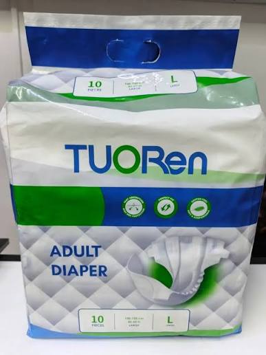 Tuoren protective disposable adult diapers pack in medium large and extra large sizes
